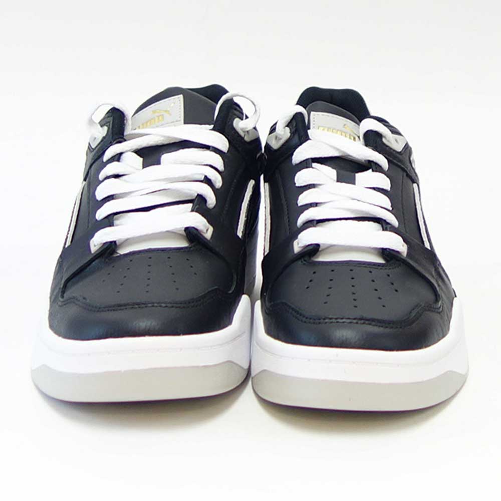 【SALE 20%OFF】 プーマ PUMA スリップストリーム INVADR 38854906 プーマブラック／グレー （メンズ）スムースレザー ローカット バスケットシューズ ウォーキング「靴」