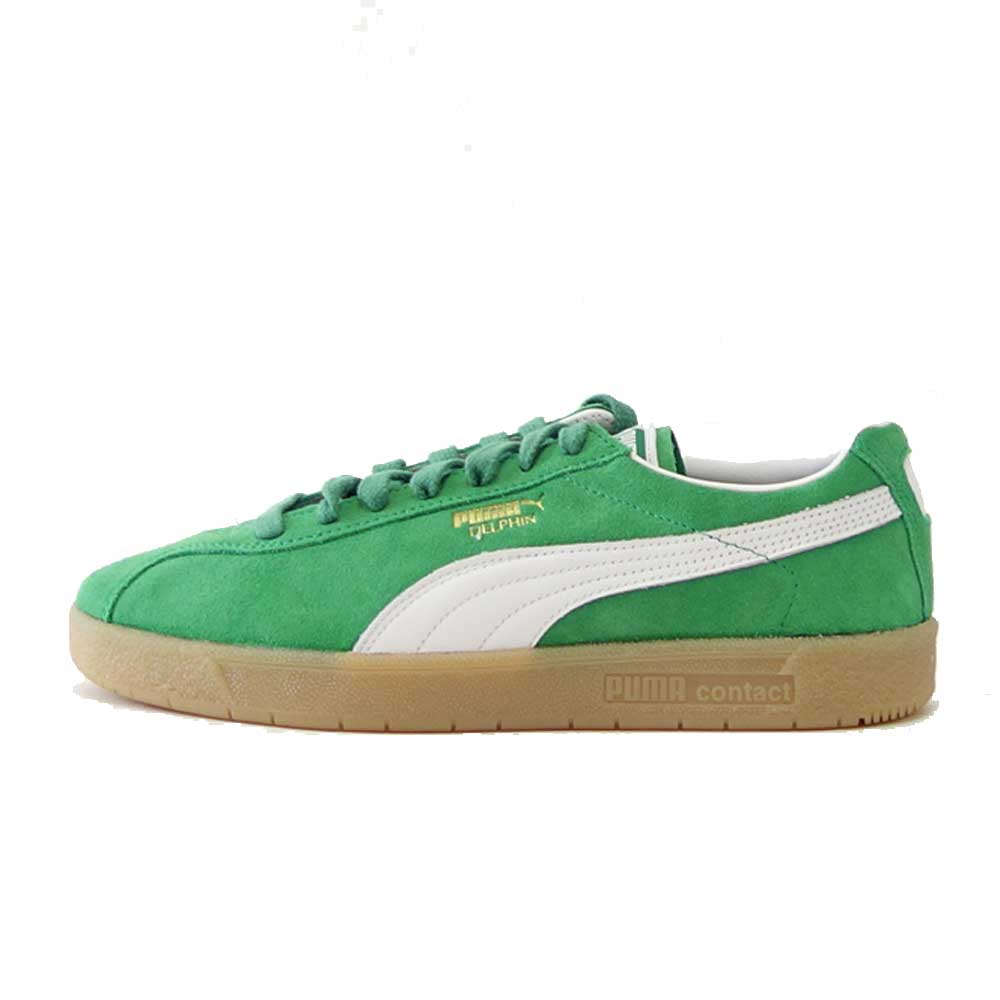 【SALE 30%OFF】 プーマ PUMA デルフィン OG DEBOSS 38912802 アマゾングリーン／プーマホワイト（メンズ）スエードレザー ローカット スニーカー ウォーキング「靴」