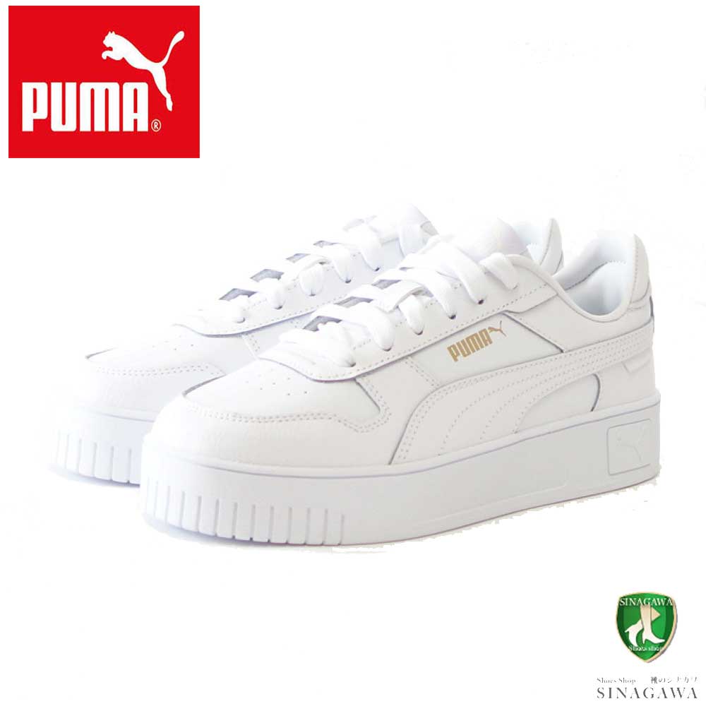 プーマ PUMA キャリーナ ストリート スニーカー 38939001 ホワイト （レディース）スムースレザー 厚底 ローカット シューズ「靴」