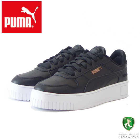 プーマ PUMA キャリーナ ストリート スニーカー 38939002 ブラック （レディース）スムースレザー 厚底 ローカット シューズ「靴」