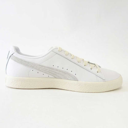 【SALE 20%OFF】 プーマ PUMA クライド ベース 39009101 ホワイト PUMA White-Frosted Ivory-Puma Team Gold（メンズ）天然皮革 ローカット スニーカー「靴」