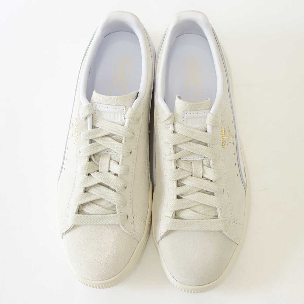 プーマ PUMA クライド PRM 39113401 frosted ivory - puma white（ユニセックス）スエードレザー ローカット スニーカー「靴」