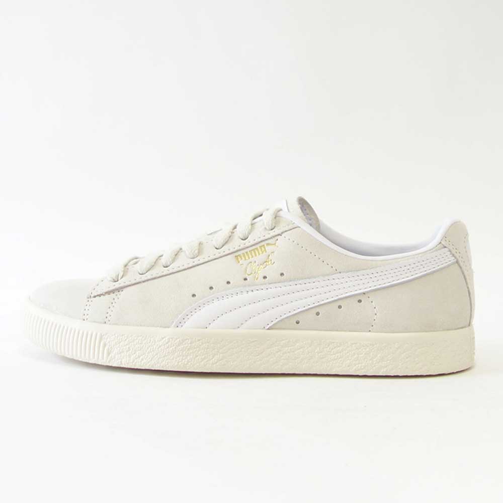 プーマ PUMA クライド PRM 39113401 frosted ivory - puma white（ユニセックス）スエードレザー ローカット スニーカー「靴」