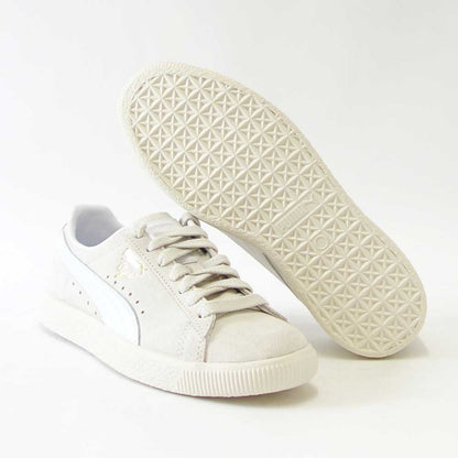 プーマ PUMA クライド PRM 39113401 frosted ivory - puma white（ユニセックス）スエードレザー ローカット スニーカー「靴」