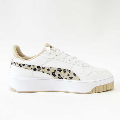 【SALE 20%OFF】 プーマ PUMA キャリーナ ストリート アニマル スニーカー 39194001 PUMA White-Granola-PUMA Black （レディース） 厚底 ローカット シューズ「靴」