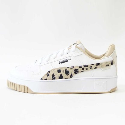 【SALE 20%OFF】 プーマ PUMA キャリーナ ストリート アニマル スニーカー 39194001 PUMA White-Granola-PUMA Black （レディース） 厚底 ローカット シューズ「靴」