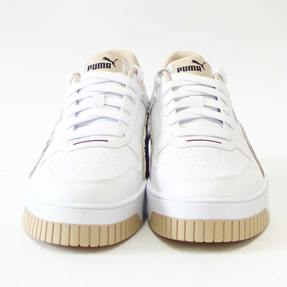 【SALE 20%OFF】 プーマ PUMA キャリーナ ストリート アニマル スニーカー 39194001 PUMA White-Granola-PUMA Black （レディース） 厚底 ローカット シューズ「靴」