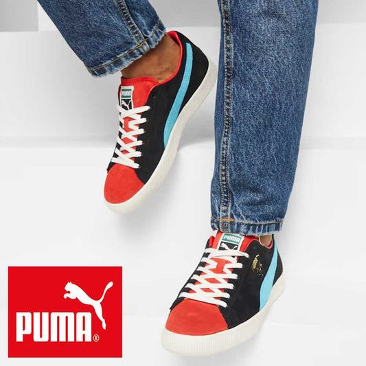 プーマ PUMA クライド OG 39196204 puma black-for all time red（メンズ）スエードレザー ローカット スニーカー「靴」