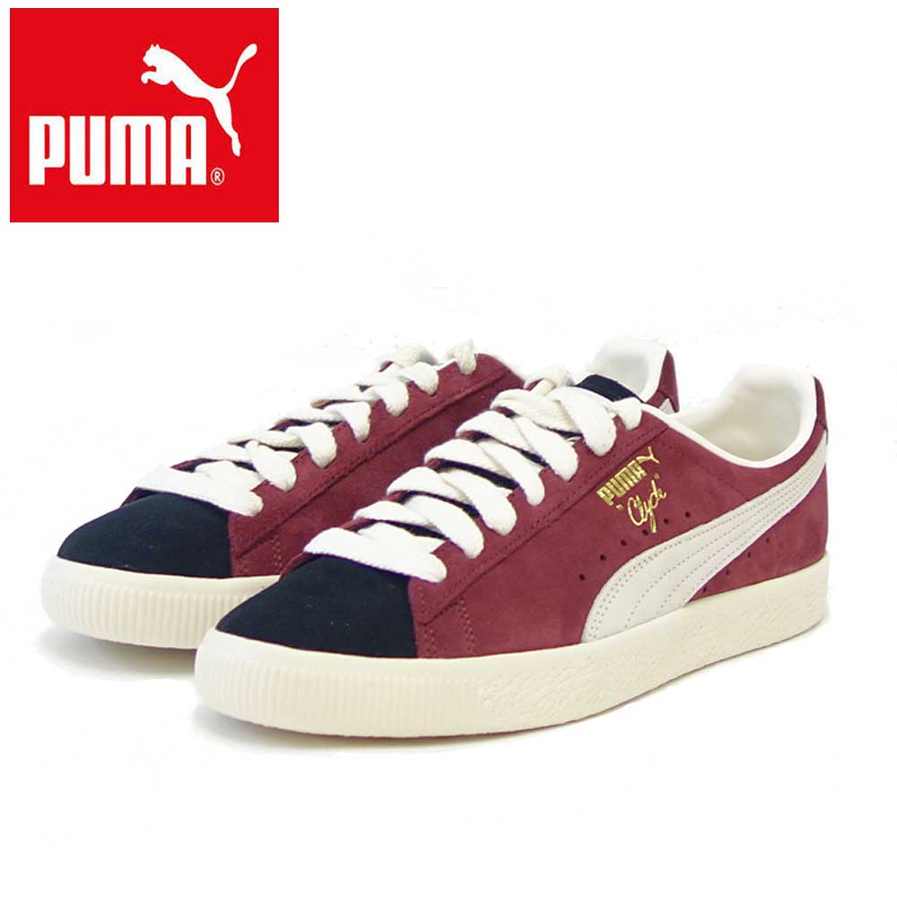 プーマ PUMA クライド OG 39196206 dark jasper-frosted ivory（メンズ）スエードレザー ローカット スニーカー「靴」