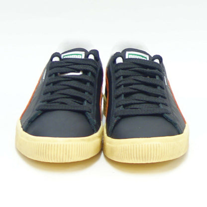 プーマ PUMA クライド VINTAGE 39468702 PUMA BLACK / RICKIE ORANGE（メンズ）ヌバックレザー ローカット スニーカー「靴」