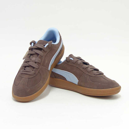 プーマPUMAユニセックスパレルモレザースニーカー39646379FlatBronze-HauteTropic（レディース）スエードレザーローカットスニーカーウォーキング「靴」