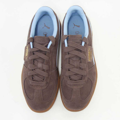 プーマPUMAユニセックスパレルモレザースニーカー39646379FlatBronze-HauteTropic（レディース）スエードレザーローカットスニーカーウォーキング「靴」