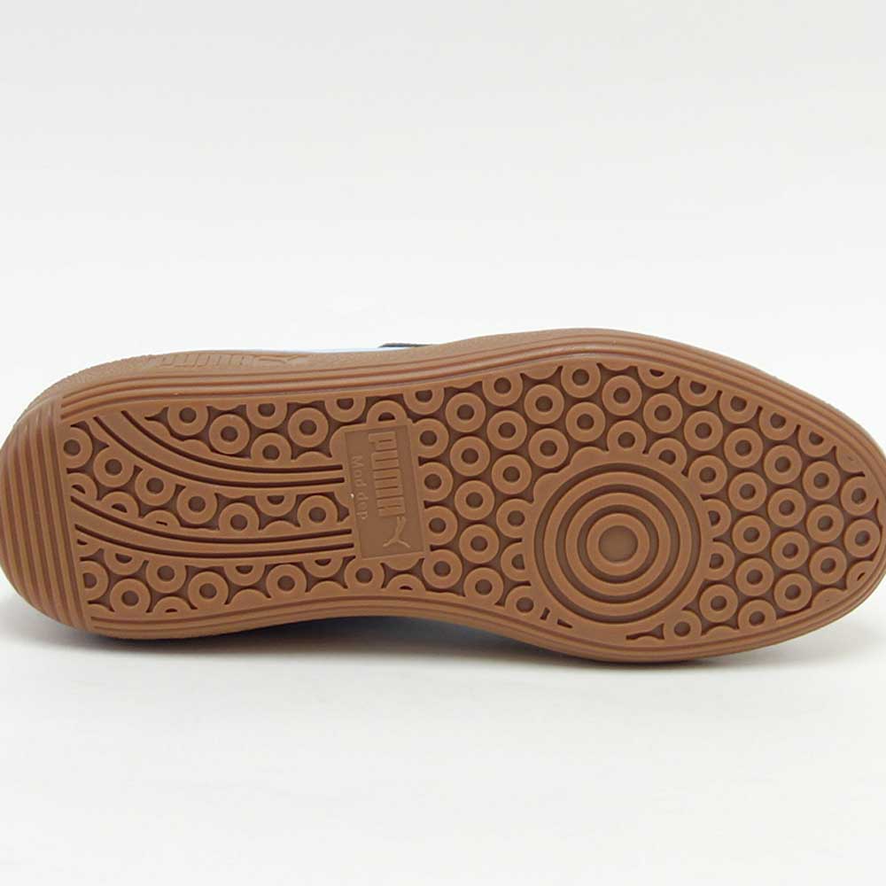 プーマPUMAユニセックスパレルモレザースニーカー39646379FlatBronze-HauteTropic（レディース）スエードレザーローカットスニーカーウォーキング「靴」