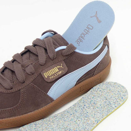 プーマPUMAユニセックスパレルモレザースニーカー39646379FlatBronze-HauteTropic（レディース）スエードレザーローカットスニーカーウォーキング「靴」