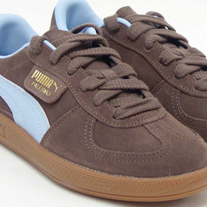 プーマPUMAユニセックスパレルモレザースニーカー39646379FlatBronze-HauteTropic（レディース）スエードレザーローカットスニーカーウォーキング「靴」