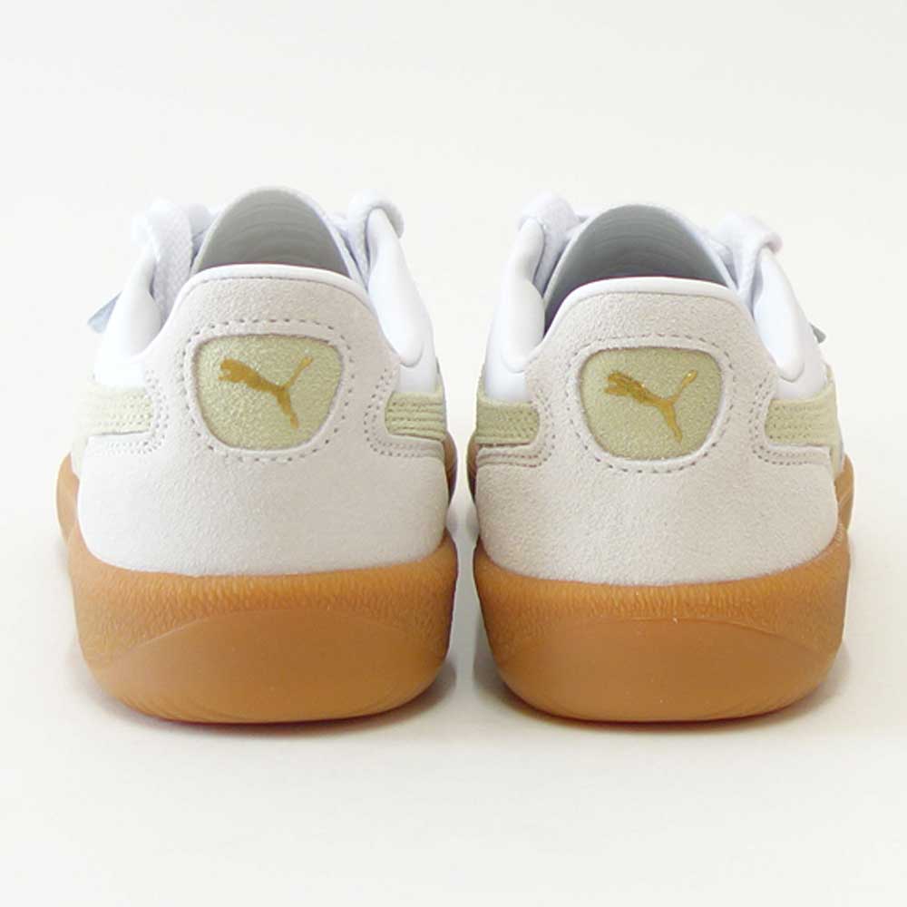 プーマPUMAユニセックスパレルモレザースニーカー39646418PUMAWhite-VaporGray（レディース）スエードレザーローカットスニーカーウォーキング「靴」
