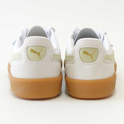 プーマPUMAユニセックスパレルモレザースニーカー39646418PUMAWhite-VaporGray（レディース）スエードレザーローカットスニーカーウォーキング「靴」