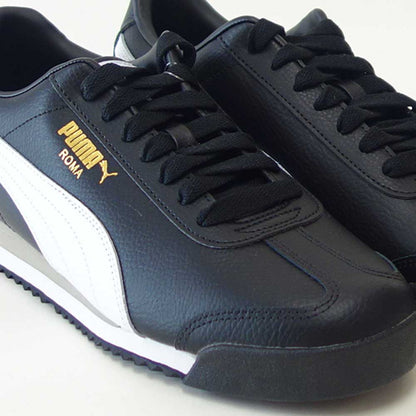 プーマPUMAローマ68REVIVAL39686802PUMABlack-PumaWhite（メンズ）天然皮革ローカットスニーカーウォーキング「靴」
