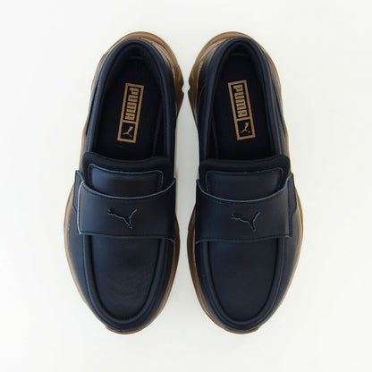 プーマPUMASOPHYRローファーウィメンズスニーカー39773003PUMABlack-Gum（レディース）天然皮革厚底ローカットスニーカースリッポン「靴」