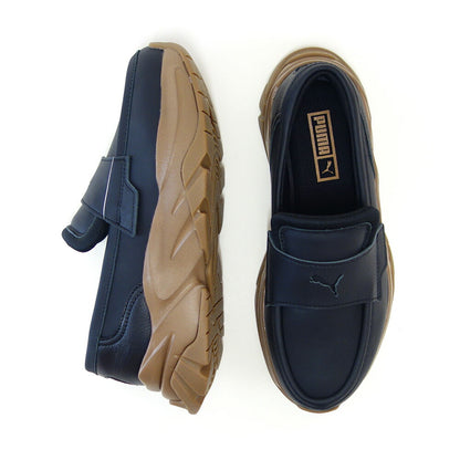 プーマPUMASOPHYRローファーウィメンズスニーカー39773003PUMABlack-Gum（レディース）天然皮革厚底ローカットスニーカースリッポン「靴」