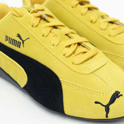 プーマPUMAスピードキャットOG39884619PeleYellow-PUMABlack（レディース）スエード天然皮革ローカットスニーカー赤レッドストリートカジュアル「靴」