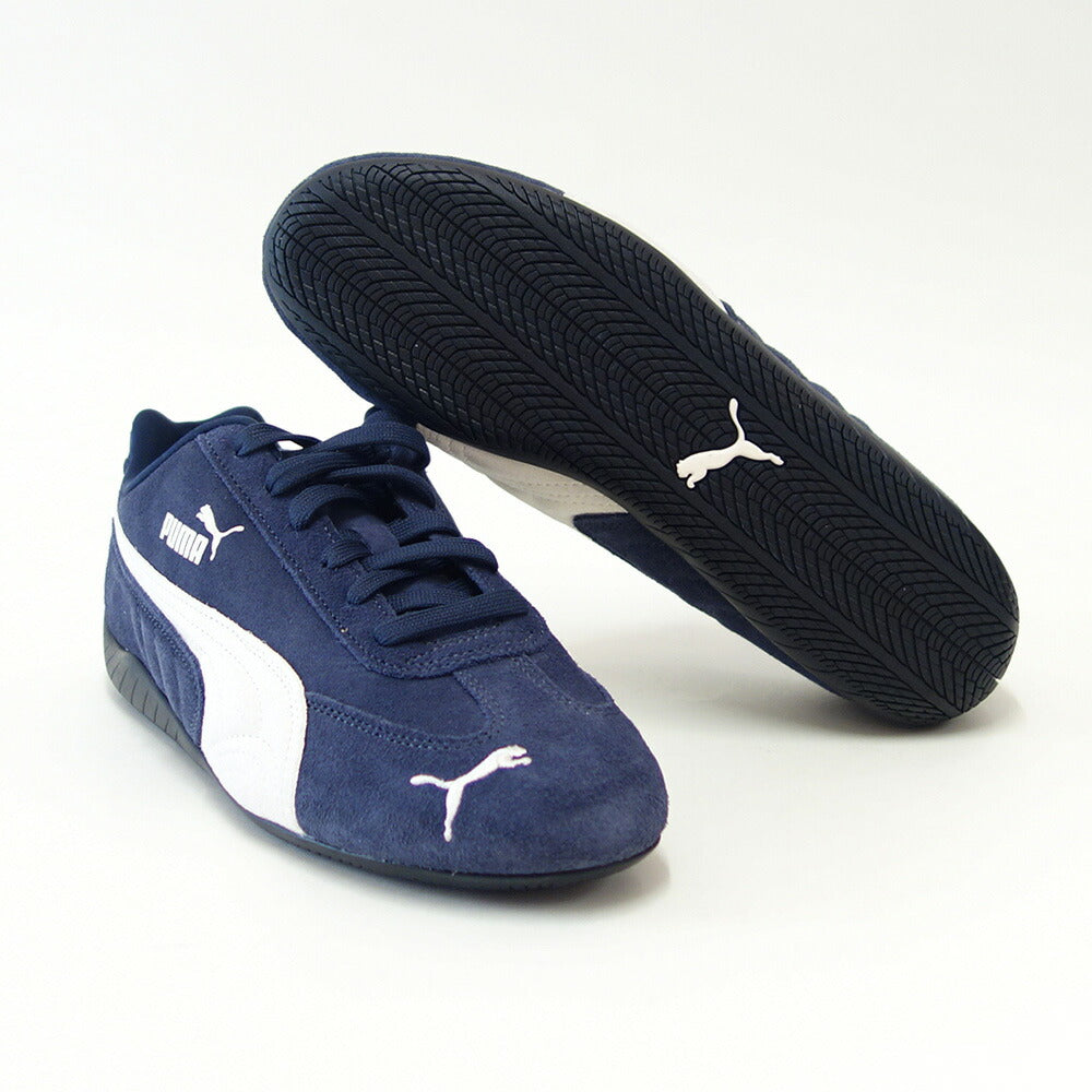 プーマPUMAスピードキャットOG39884638NewNavy-WarmWhite（メンズ）スエード天然皮革ローカットスニーカーネイビーストリートカジュアル「靴」