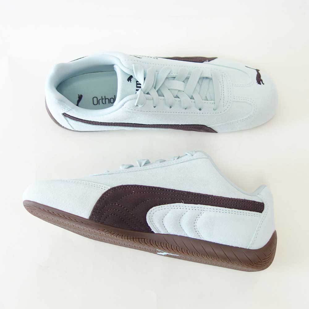 プーマPUMAスピードキャットOG39884665FreshWater-Gum（レディース）スエード天然皮革ローカットスニーカーストリートカジュアル「靴」