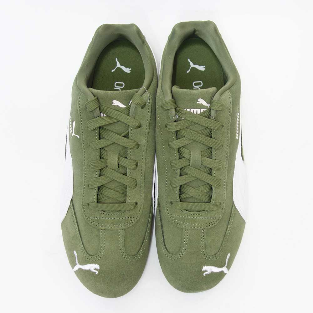 プーマPUMAスピードキャットOG39884666OliveGreen-PUMABlack（メンズ）スエード天然皮革ローカットスニーカーストリートカジュアル「靴」