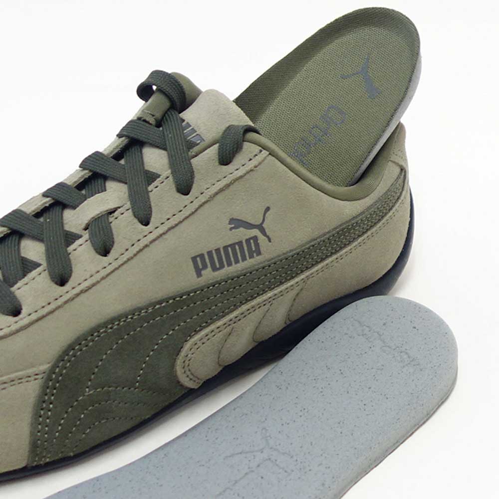 プーマPUMAスピードキャットOG39884694DarkOlive-PUMABlack（メンズ）スエード天然皮革ローカットスニーカーストリートカジュアル「靴」