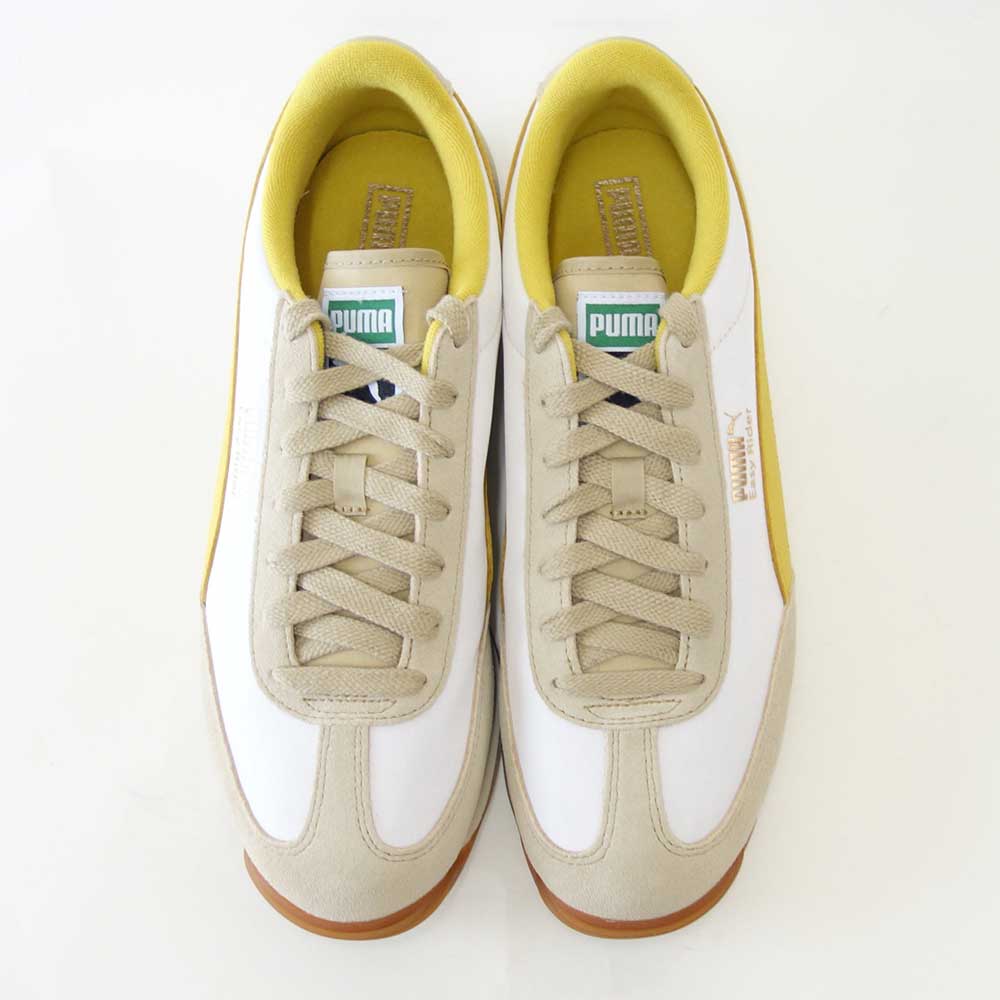 プーマPUMAイージーライダーVINTAGE39902851AlpineSnow-DazzlingYellow（ユニセックス）レザーローカットウォーキング「靴」