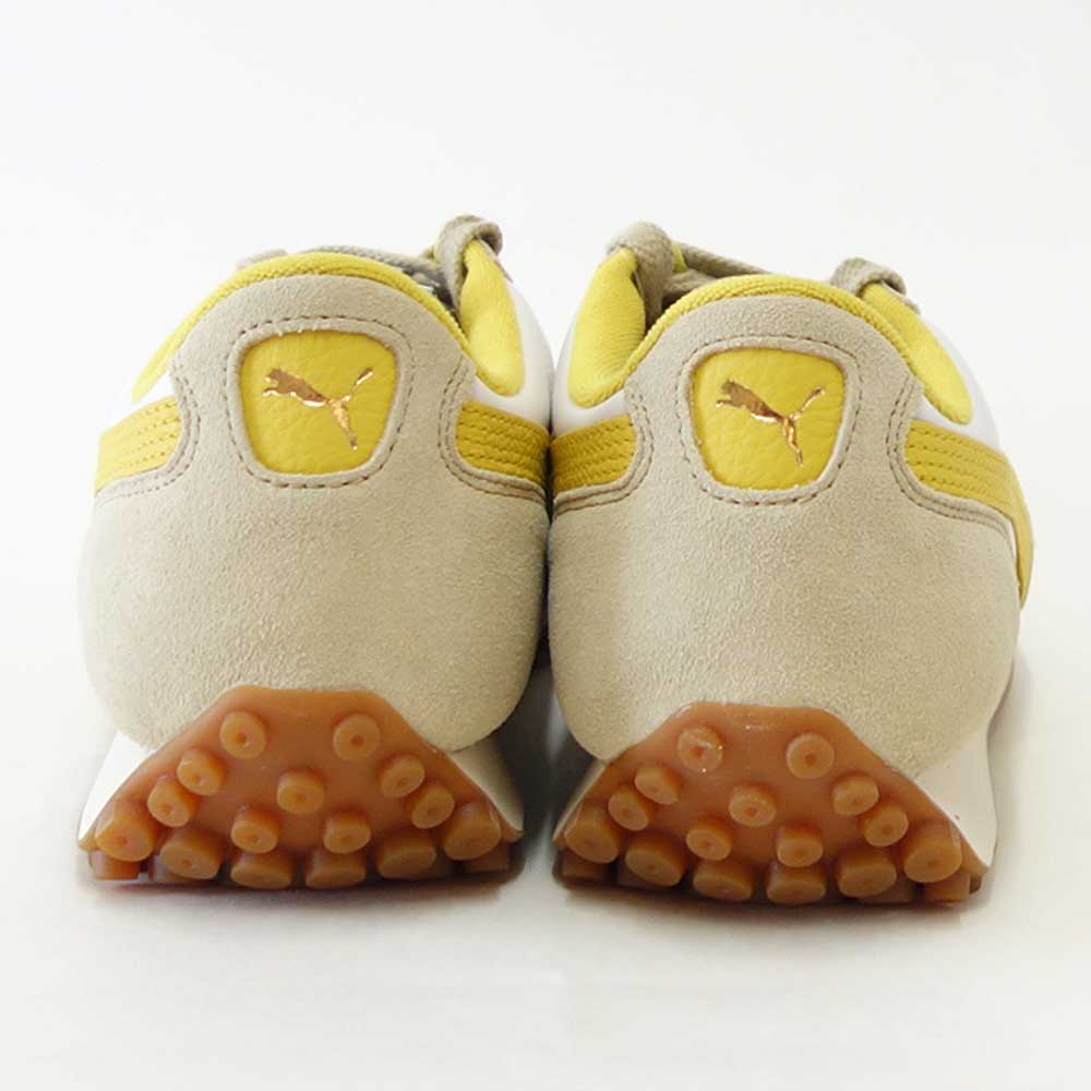 プーマPUMAイージーライダーVINTAGE39902851AlpineSnow-DazzlingYellow（ユニセックス）レザーローカットウォーキング「靴」