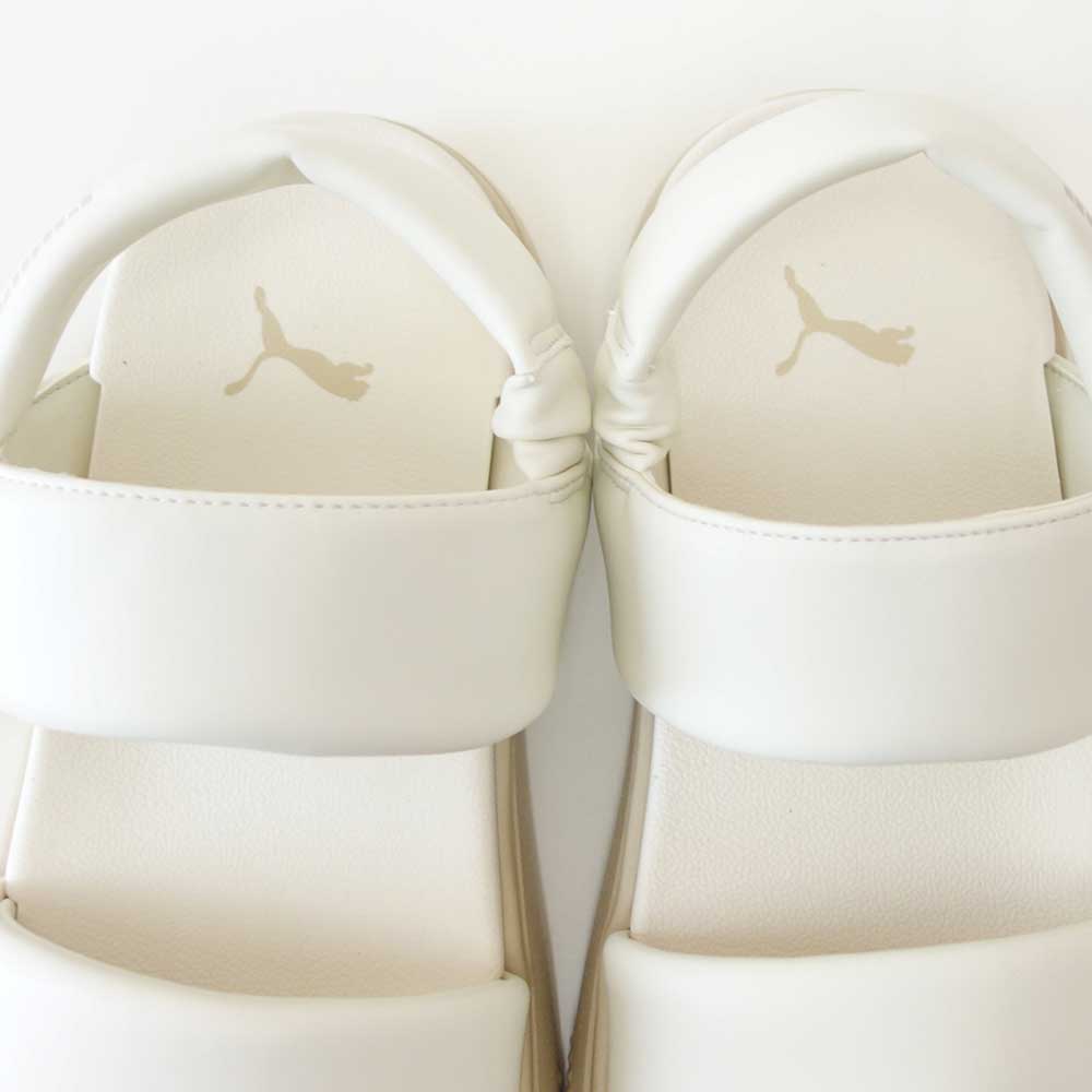 プーマPUMAウィメンズマユパフィーサンダル39945101WarmWhite（レディース）厚底スポーツサンダル「靴」