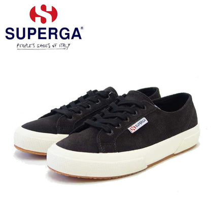 スペルガ SUPERGA 2750 SUEDE（ユニセックス）BLACK BRISTOL-FAVORIO (3a111e6wai5)  風合いの良い天然皮革スニーカー スエード 「靴」