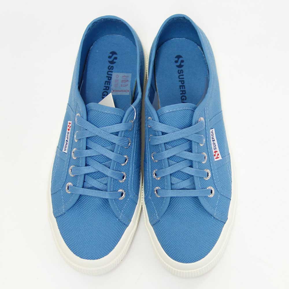 【SALE 30%OFF】 スペルガ SUPERGA 2750-COTU CLASSIC（ユニセックス）BLUE LT CYANEUS-F AVORIO_ANP  (3s000010anp)  ナチュラルなキャンバススニーカー  「靴」