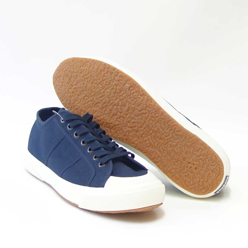 【SALE 20%OFF】 スペルガ SUPERGA 2390-MILITARY 7 EYELETS（メンズ）ネイビーブルー (3s7112xwadi)  ナチュラル キャンバススニーカー ミリタリー 「靴」