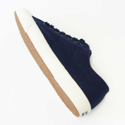 【SALE 20%OFF】 スペルガ SUPERGA 2390-MILITARY 7 EYELETS（メンズ）ネイビーブルー (3s7112xwadi)  ナチュラル キャンバススニーカー ミリタリー 「靴」