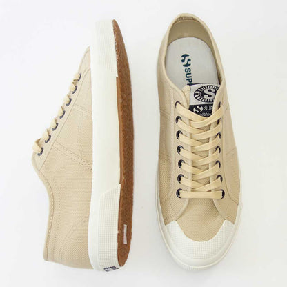 【SALE 20%OFF】 スペルガ SUPERGA 2390-MILITARY 7 EYELETS（メンズ）ベージュ (3s7112xwahk)  ナチュラル キャンバススニーカー ミリタリー 「靴」