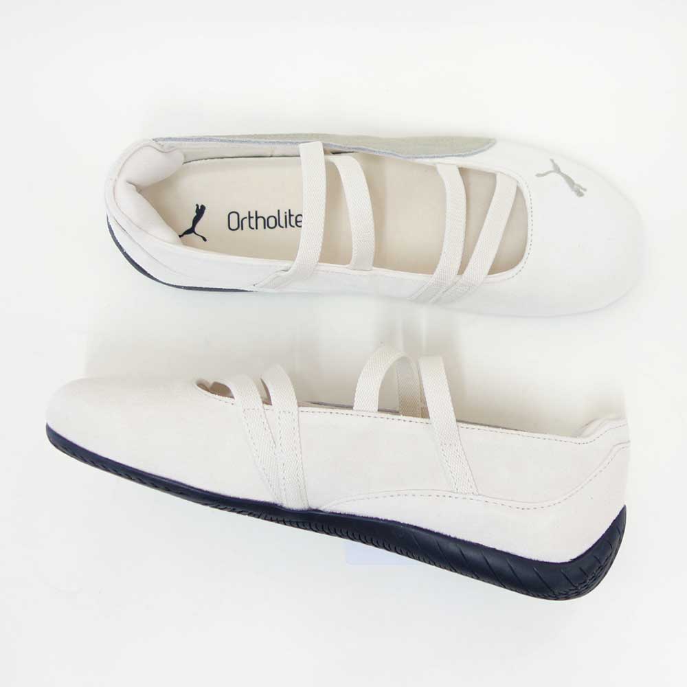 プーマPUMAスピードキャットBALLETSD40128708AlpineSnow-PUMABlack（レディース）スエード天然皮革バレエシューズスニーカー「靴」