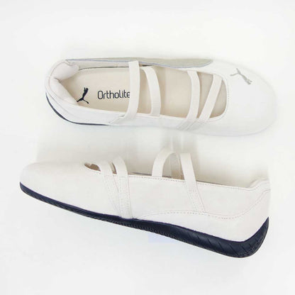 プーマPUMAスピードキャットBALLETSD40128708AlpineSnow-PUMABlack（レディース）スエード天然皮革バレエシューズスニーカー「靴」