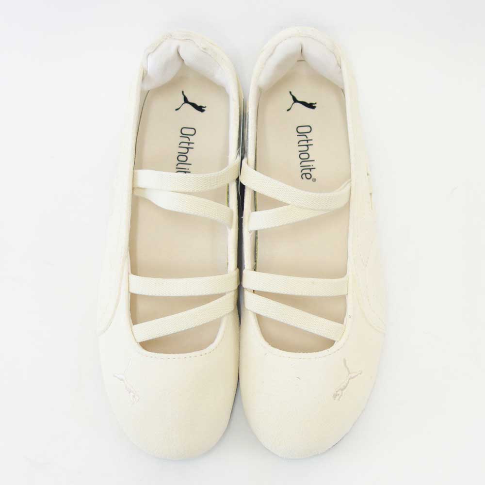 プーマPUMAスピードキャットBALLETSD40128715CreamyVanilla-Gum（レディース）スエード天然皮革バレエシューズスニーカー「靴」
