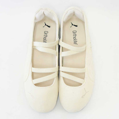 プーマPUMAスピードキャットBALLETSD40128715CreamyVanilla-Gum（レディース）スエード天然皮革バレエシューズスニーカー「靴」