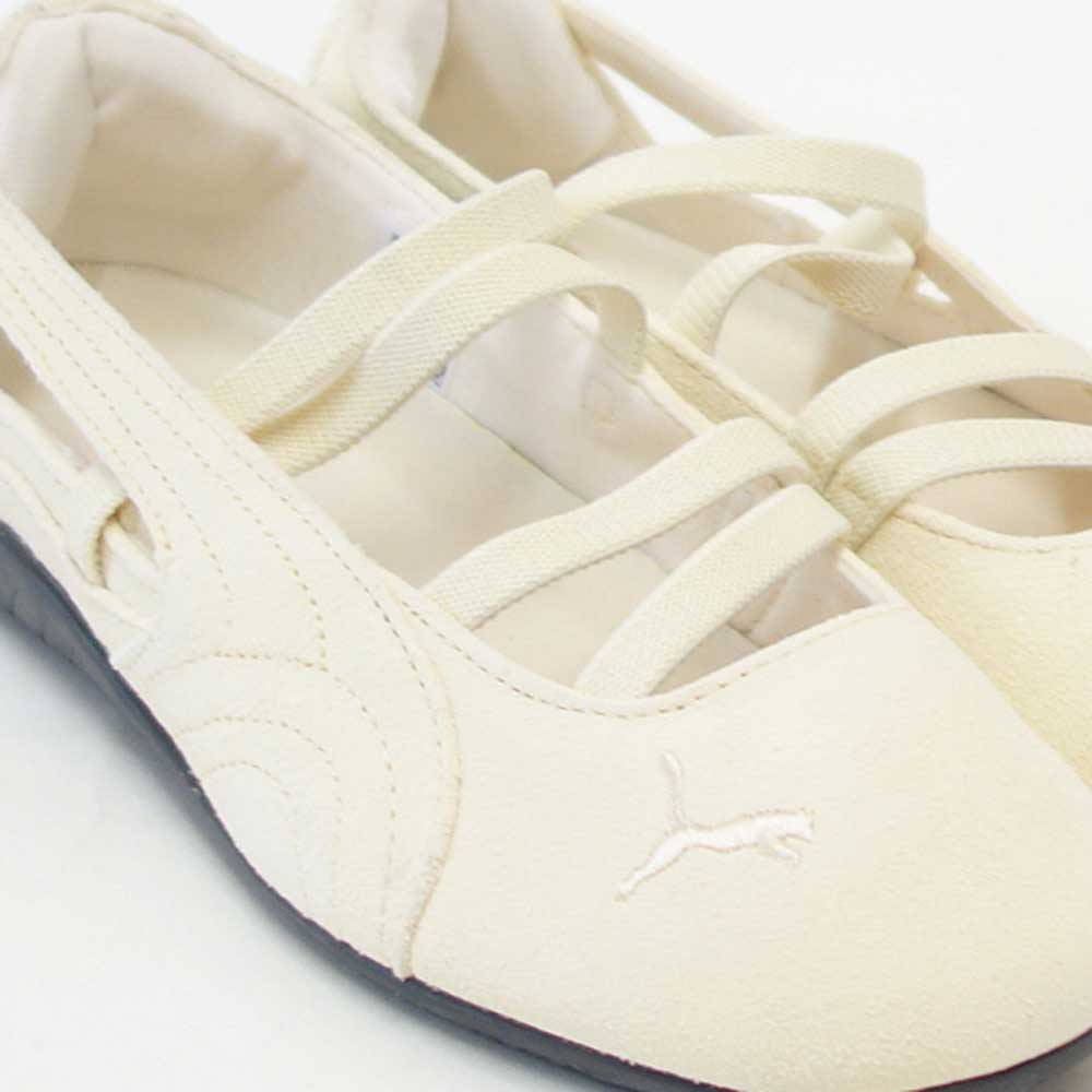 プーマPUMAスピードキャットBALLETSD40128715CreamyVanilla-Gum（レディース）スエード天然皮革バレエシューズスニーカー「靴」