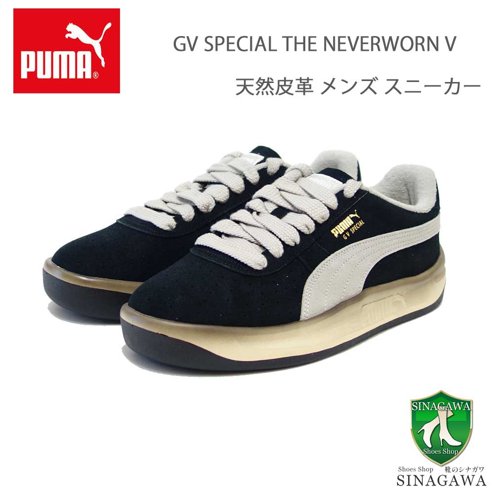 プーマPUMAGVスペシャルネバーウォーンVスニーカー40159901PumaBlack-DesertDust（メンズ）天然皮革ローカットスニーカーウォーキング「靴」