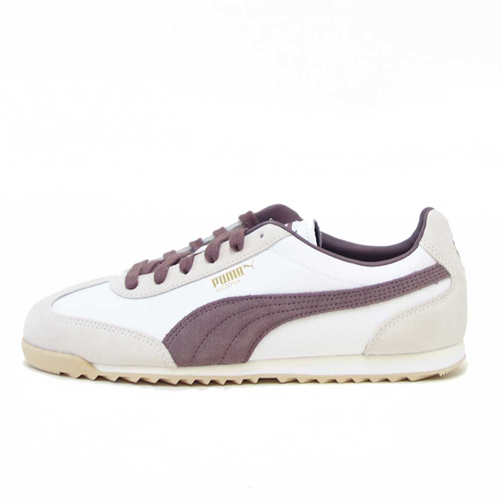 プーマPUMAアリゾナレトロ40235315PumaWhite-RichCocoa（メンズ）スエード天然皮革ローカットスニーカーストリートカジュアル「靴」