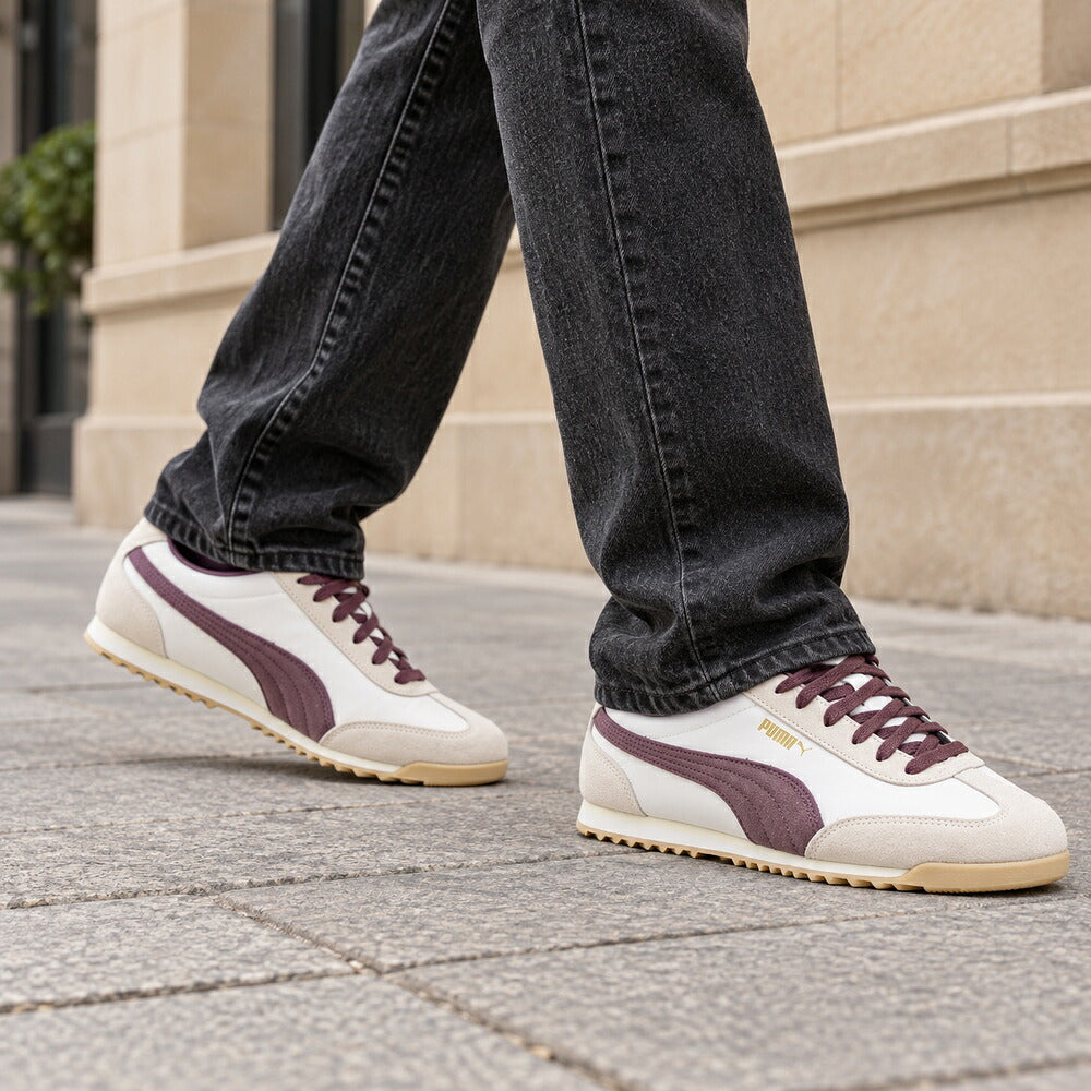 プーマPUMAアリゾナレトロ40235315PumaWhite-RichCocoa（メンズ）スエード天然皮革ローカットスニーカーストリートカジュアル「靴」