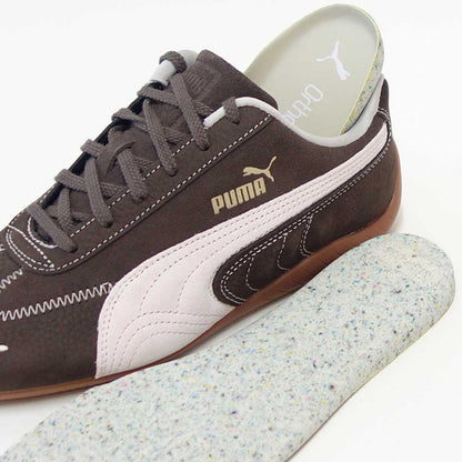 プーマPUMAスピードキャットWINECLUBウィメンズ40256201Chocolate-JasmineFlower（レディース）スエード天然皮革ローカットスニーカーブラック「靴」
