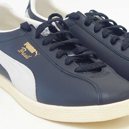 プーマPUMAブラジルTERRACEVIEWS40316702PumaBlack-FrostedIvory（メンズ）天然皮革ローカットスニーカーウォーキング「靴」