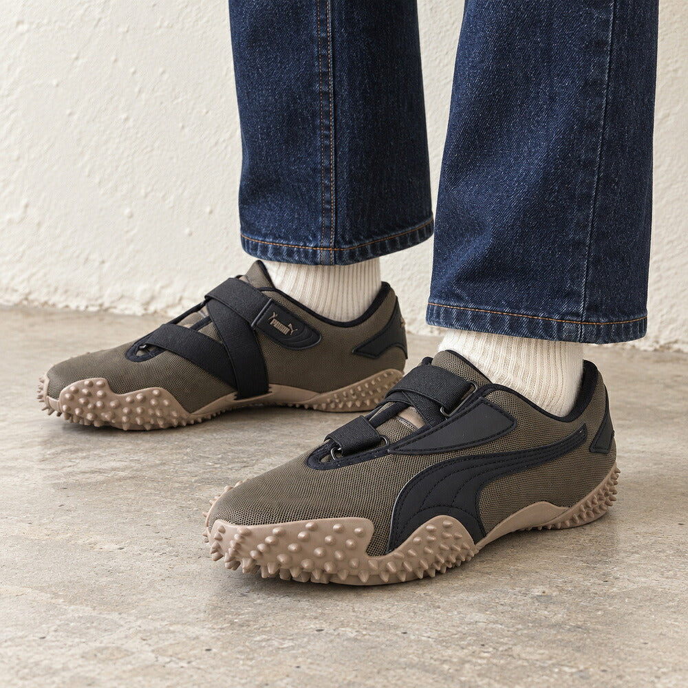 プーマPUMAモストロOGプライム40320639MatteBronze-PUMABlack（レディース）クイッククロージャシステムローカットスニーカー「靴」