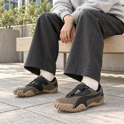 プーマPUMAモストロOGプライム40320639MatteBronze-PUMABlack（レディース）クイッククロージャシステムローカットスニーカー「靴」