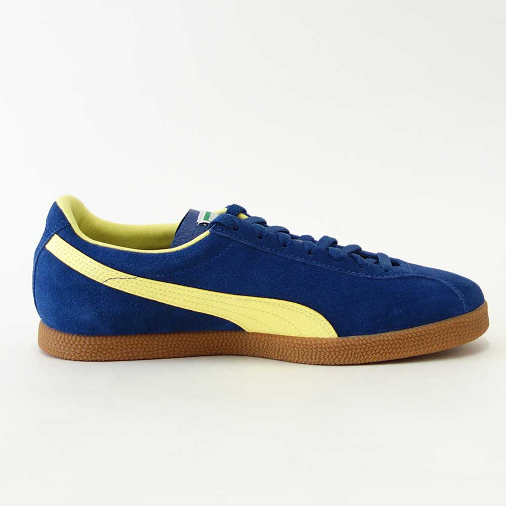 プーマPUMAブラジルLTH40324609BlueJewel-LemonMeringue（メンズ）天然皮革ローカットスニーカーウォーキング「靴」